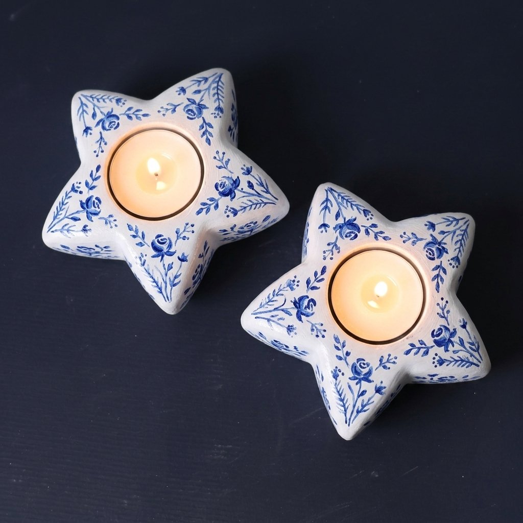 hand painted stars with candles 202607281120 hand painted stars with candles 202607281120